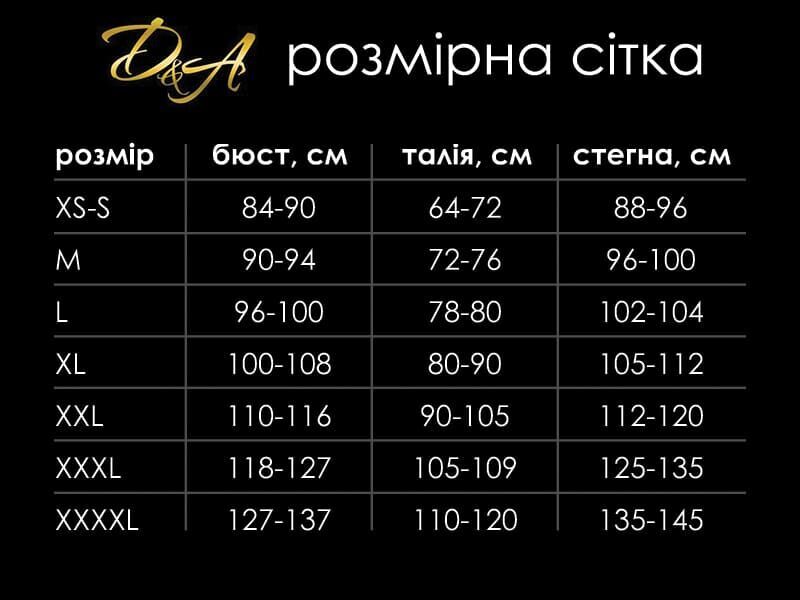 Сексуальне боді-сітка з відкритою попкою AGATHA D&A розмір M - Image 3
